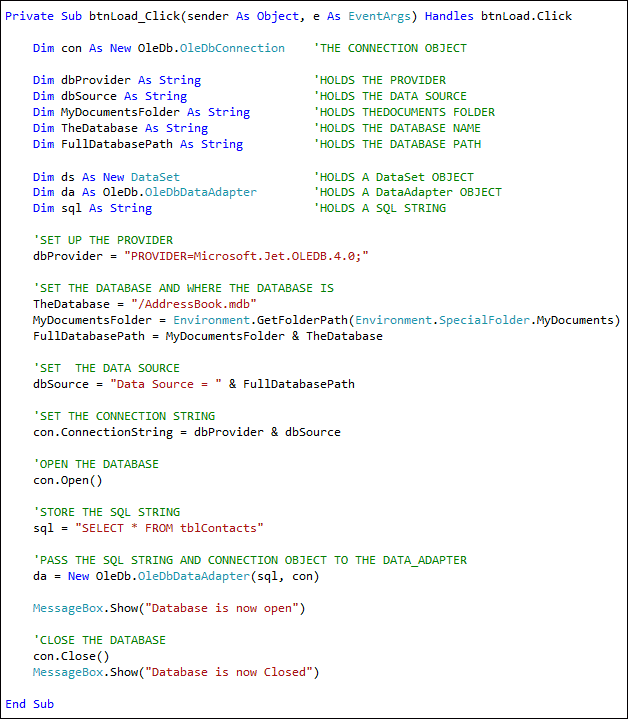 Write a program to concatenate two strings in vb net