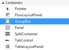 The GroupBox Control in C# .NET