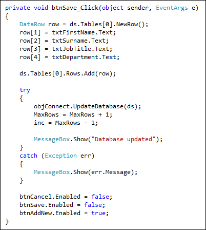 How to write code in c sharp