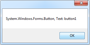 C# Message Box for the Sender Object