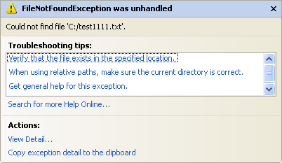 File Not Found Error