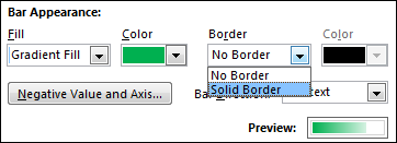 The Solid Border option