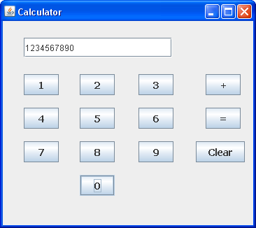 All the calculator number buttons are now working