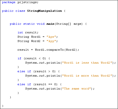 Complete Java Program