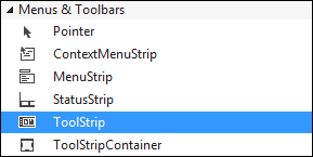 The Toolstrip control in VB NET