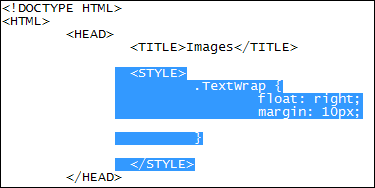 CSS style for text wrapping
