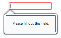 The Required attribute on a text box