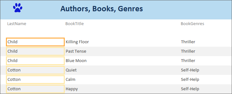 Access Layout View showing the progress so far