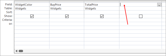 Zoom feature in Access