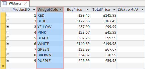 Free Microsoft Access Course: Field Formatting