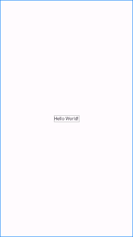 Default layout in Android Studio.