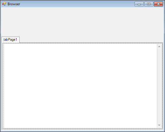 A WebBrowser control drawn on a  TabControl, C# .NET 2012