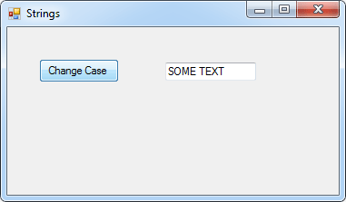Text on a C# NET form in uppercase