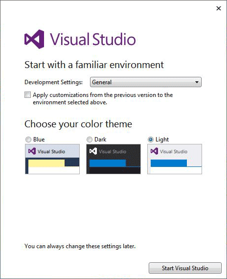 Visual Studio Community Edition 2015