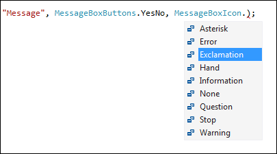 MessageBox Icons