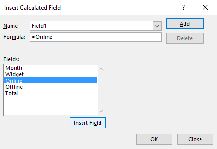 Adding to the formula for a Calculated Field