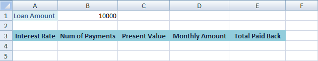 Excel 2007 Spreadsheet