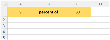 A spreadsheet with headings in the first row