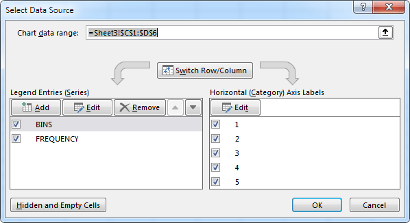 The Select Data Source dialogue box
