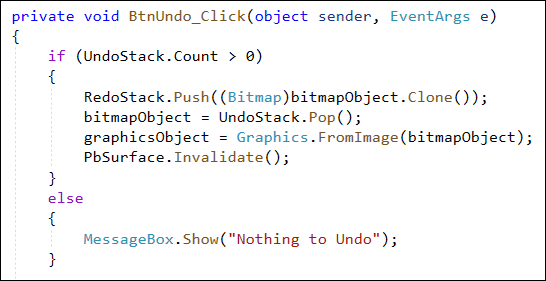 C# code to undo a drawing on a Picture Box using a stack