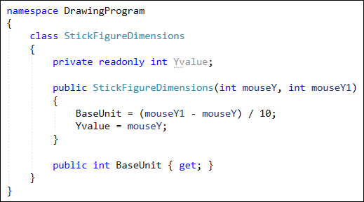 C# class with an auto property