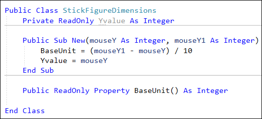 VB Net class with an auto property