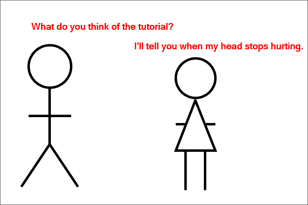 Stick figure cartoon