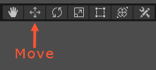 The Move icon highlighted