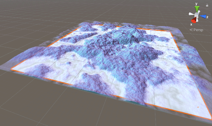 Using a heightmap to stamp a terrain in Unity