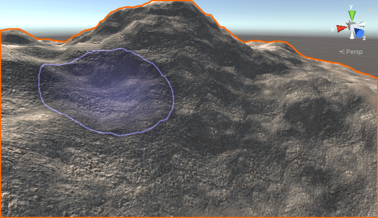 Painting a rock texture onto a terrain in Unity