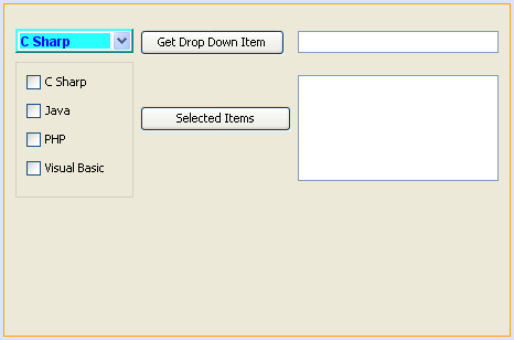 Java Check Boxes