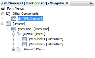 The Java File chooser has been renamed