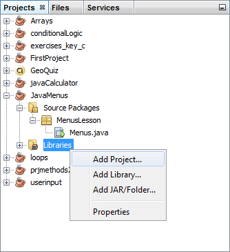 Add a project