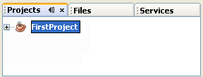 Projects Area in NetBeans