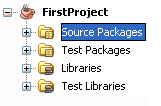 Folders in the Project