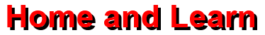 A hard shadow applied to text on a HTML5 canvas