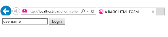 A Basic HTML Form