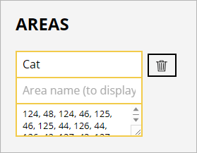 An Area defined for an image.