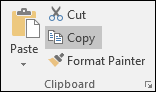 The copy item
